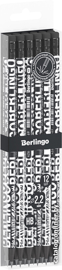 

Набор простых карандашей Berlingo Monochrome BP00S01_12 (12 шт, ассорти)