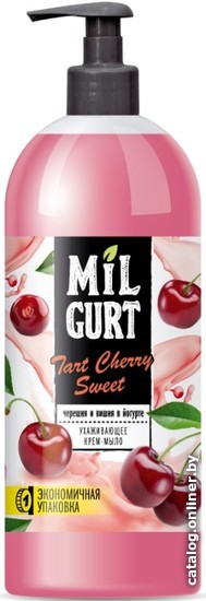 

Milgurt Мыло жидкое Вишня и черешня в йогурте 860 г