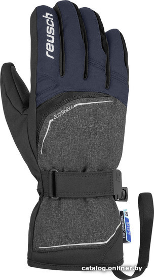 

Горнолыжные перчатки Reusch Primus R-Tex XT 4801224 7681 (р-р 8, black/black melange/dress blue)