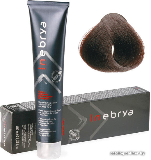 

Крем-краска для волос Inebrya Color 4/3 каштан золотистый