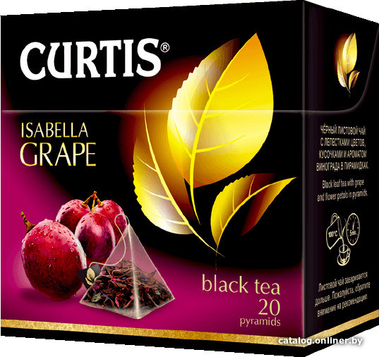 

Черный чай Curtis Isabella Grape 20 шт