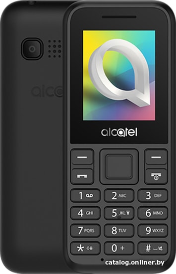 

Кнопочный телефон Alcatel 1066D (черный)