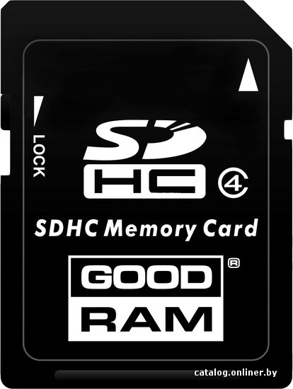 

Карта памяти GOODRAM SDHC Class 4 4GB (SDC4GHC4GRR10)