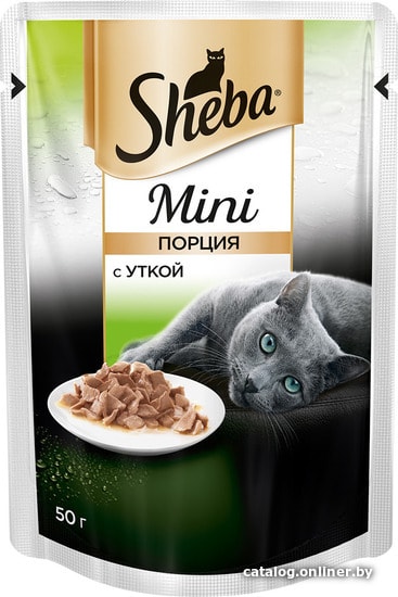 

Пресервы Sheba Mini c уткой 0.05 кг