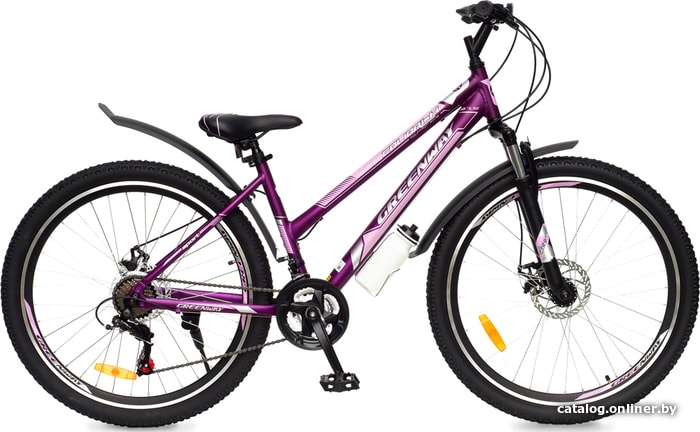 

Велосипед Greenway Colibri-H 27.5 р.17 2021 (фиолетовый/розовый)