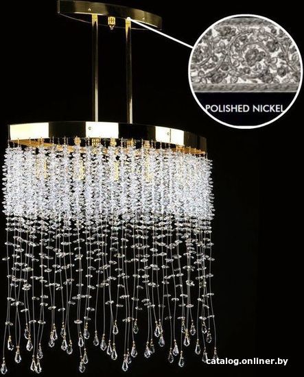 

Припотолочная люстра ArtGlass Norica Iii. Nickel Ce