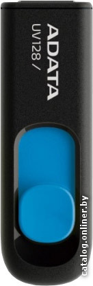 

USB Flash ADATA DashDrive UV128 16GB (черный/синий)