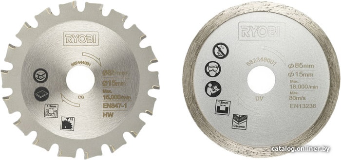 

Набор пильных дисков Ryobi RAKMMS02K 5132004662