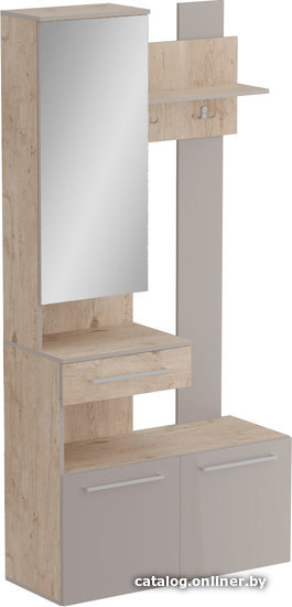 

Стенка Мебельград Фан 100x40x210 (дуб бонифаций/мокко глянец)