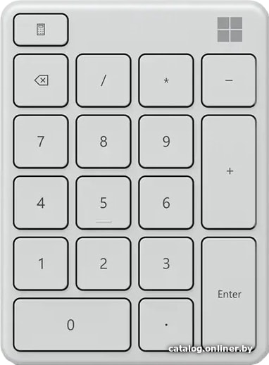 

Цифровой блок Microsoft Number Pad (белый)