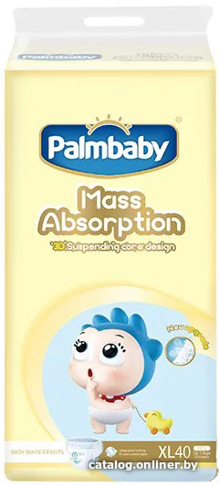 

Трусики-подгузники Palmbaby XL 12-17кг XNK16-4XL (40 шт)