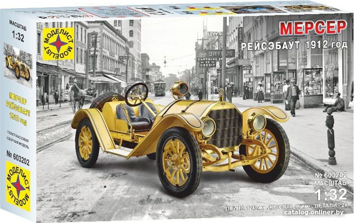 

Сборная модель Моделист Мерсер Рейсэбаут 1912 год 603202 1:32