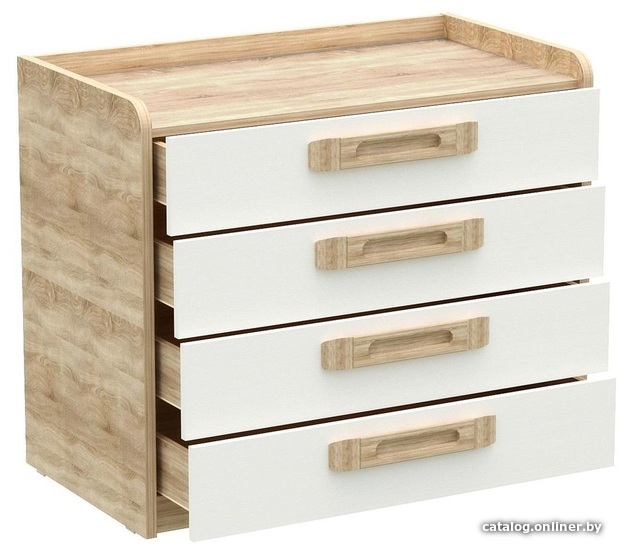 

Комод SbkHome Чемпион 40110 (дуб бардолино-вудлайн кремовый)