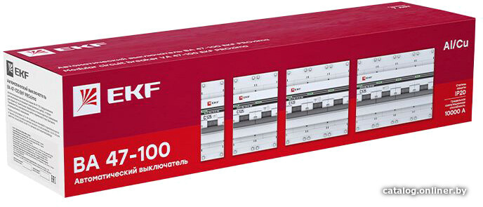 

Выключатель автоматический EKF ВА 47-100 mcb47100-3-20C-bas
