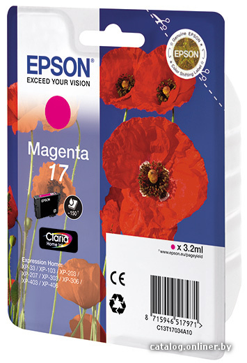 

Картридж Epson C13T17034A10