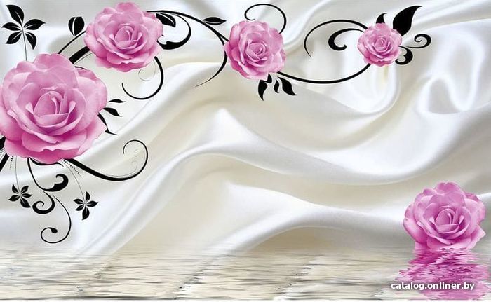 

Виниловые обои Citydecor Цветочный декор 5 3D 400x270