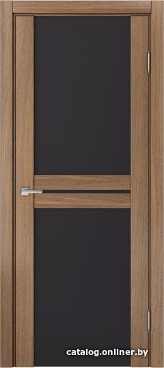 

Межкомнатная дверь MDF-Techno Dominika Classic 202 90x200 (орех золотистый, триплекс черный)