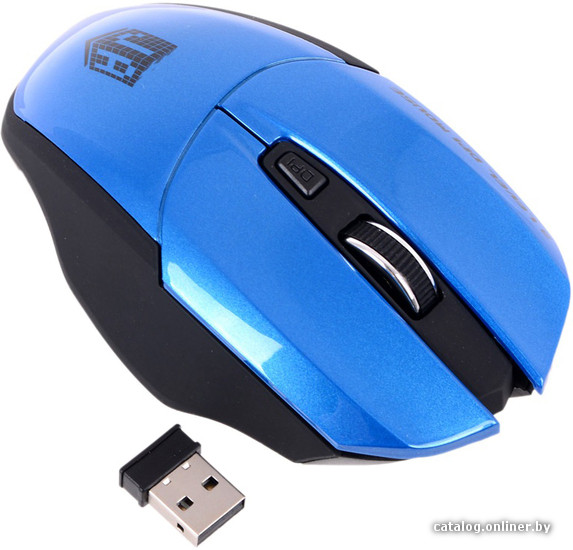 

Мышь Jet.A Comfort OM-U38G (черный/синий)