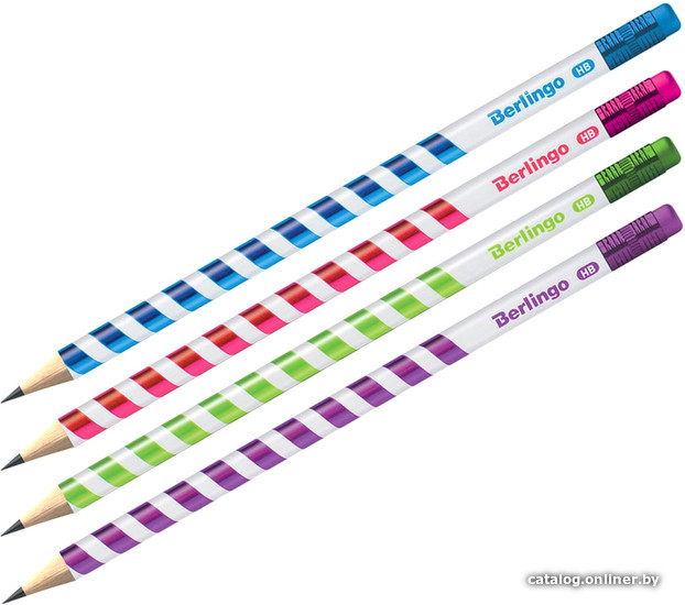 

Простой карандаш Berlingo Supertwist BP00940 (HB, ассорти)