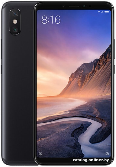 

Смартфон Xiaomi Mi Max 3 4GB/64GB международная версия (черный)