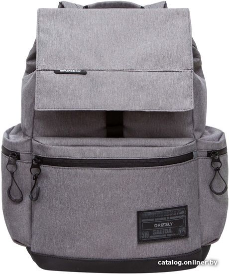 

Городской рюкзак Grizzly RQL-216-1 (серый)