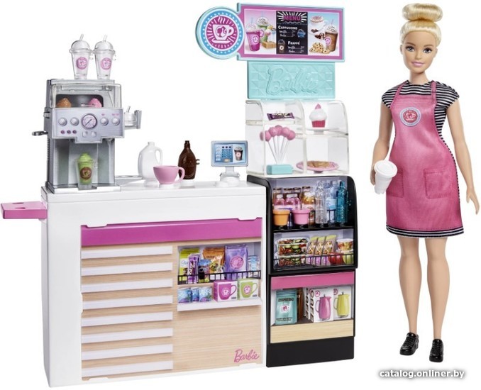 

Кукла Barbie Кофейня GMW03