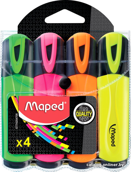 

Текстовыделитель Maped Fluo Peps 742547 (4 шт)