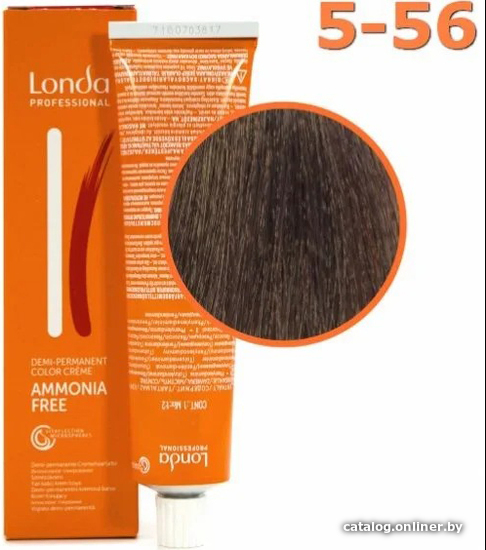 

Крем-краска Londa Ammonia Free 5/56 светлый шатен красно-фиолетовый 60 мл