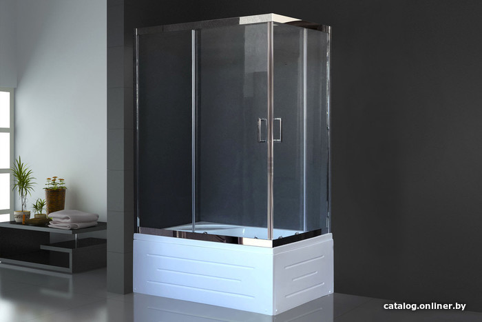 

Душевой уголок Royal Bath RB8100BP-T-CH-L 100x80