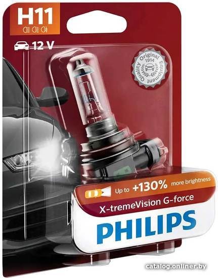

Галогенная лампа Philips H11 X-tremeVision G-force Blister 1шт