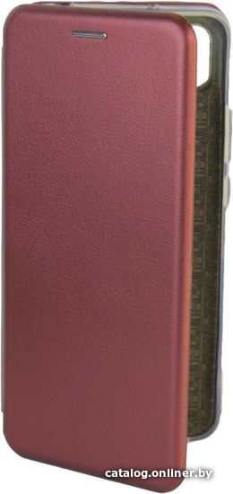 

Чехол для телефона Brauffen книжка для Xiaomi Redmi 9C/10A (бордовый)