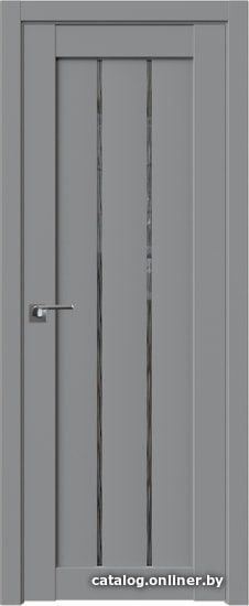 

Межкомнатная дверь ProfilDoors 49U 80x200 (манхэттен/стекло дождь черный)