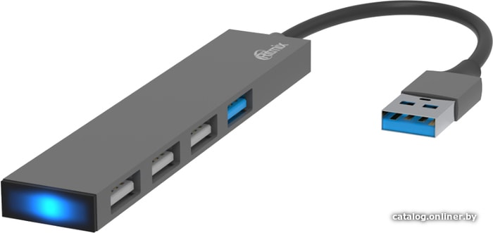 

USB-хаб Ritmix CR-4406 Metal