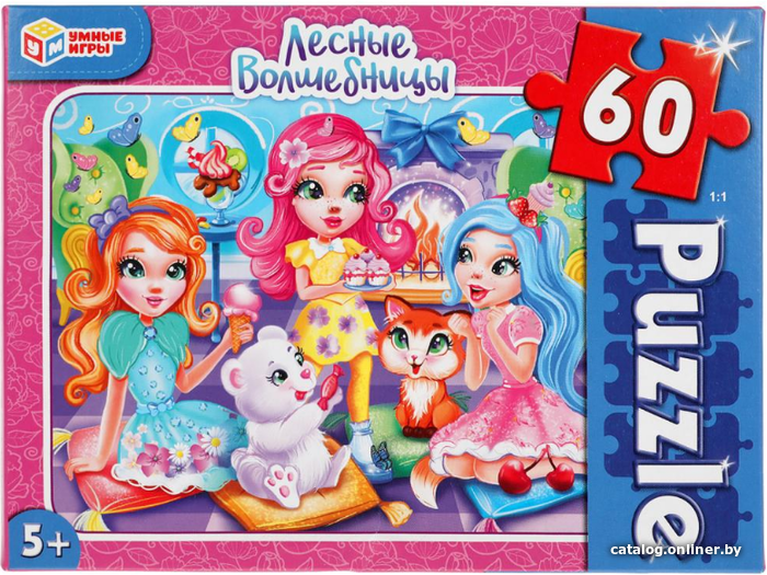 

Пазл Умные игры Лесные волшебницы 4680107915771 (60 эл)