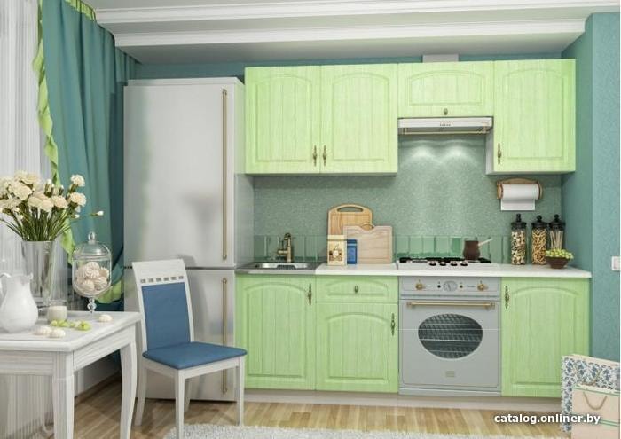 

Готовая кухня ДСВ Монако 2.1 (фисташка)