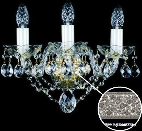 

Бра ArtGlass Marion Iii. Nickel Ce