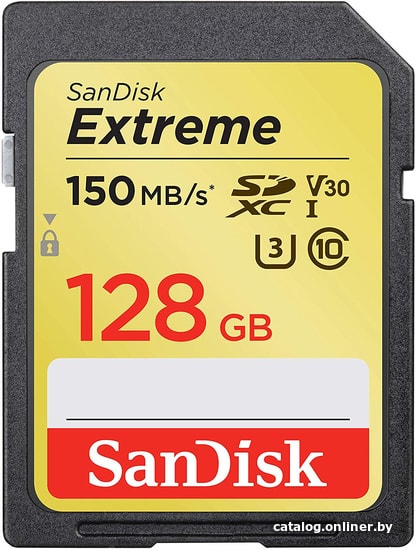 

Карта памяти SanDisk Extreme SDXC SDSDXV5-128G-GNCIN 128GB