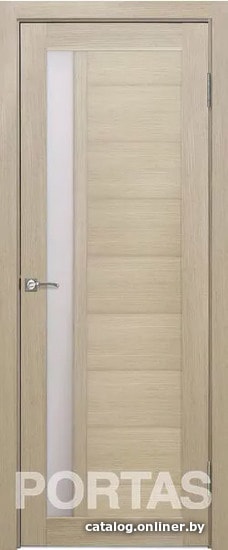 

Межкомнатная дверь Portas S28 90x200 (лиственница крем, стекло мателюкс матовое)