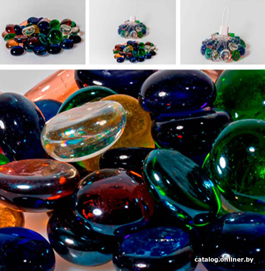 

Декорация Barbus Микс капли Glass 007 200 г