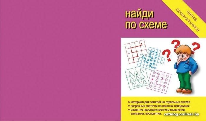 

Развивающая игра Бурдина Папка дошкольника Найди по схеме Д-616