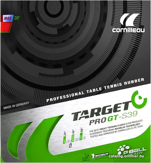 

Накладка на ракетку Cornilleau Target Pro GT-S39 Max (красный)