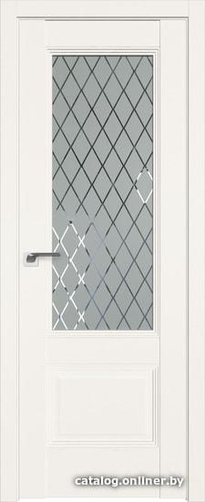 

Межкомнатная дверь ProfilDoors 67.3U 60x200 (дарквайт/стекло матовое ромб)