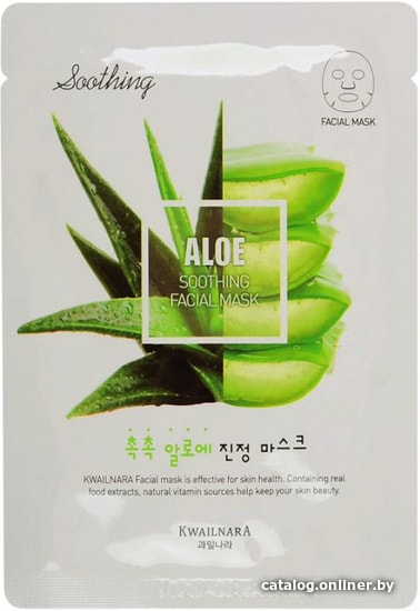 

Welcos Маска для лица Kwailnara Aloe Soothing Facial Mask
