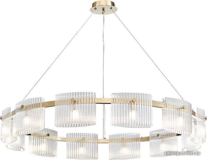 

Подвесная люстра Newport 4539+3/S gold