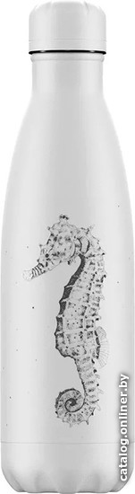 

Термос Chilly's Bottles Sea Life Seahorse 0.5 л (белый)