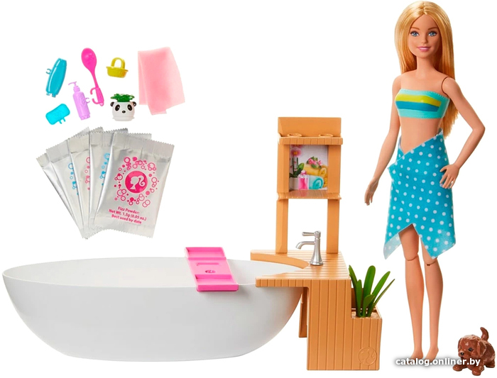 

Кукла Barbie СПА салон GJN32
