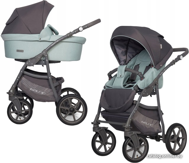 

Универсальная коляска Riko Basic Pastel (2 в 1, basil)