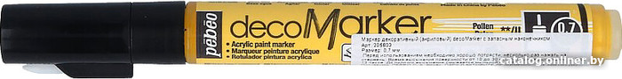 

Маркер художественный PEBEO Acrylic Marker 201303 (желтый)