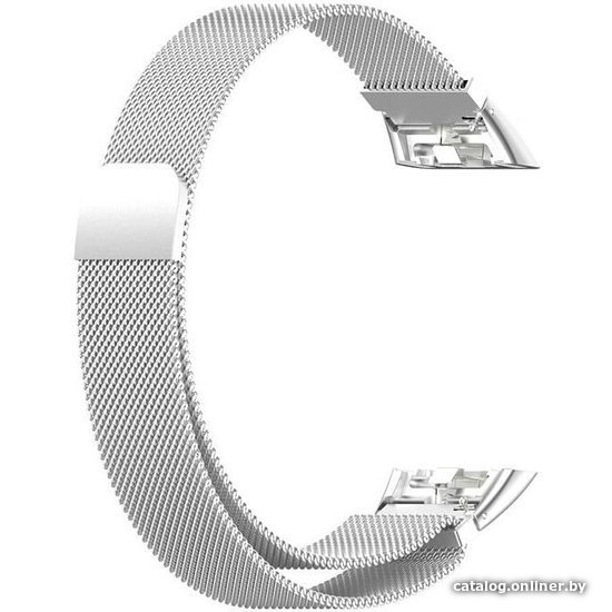 

Браслет Rumi Milanese loop металлический для Huawei Band 6 / Honor Band 6 (серебристый)