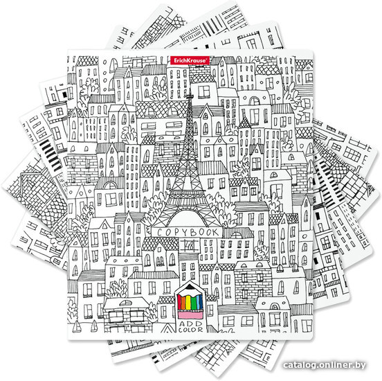 

Полуобщая тетрадь Erich Krause Add Color. Voyage 48 л клетка 49634
